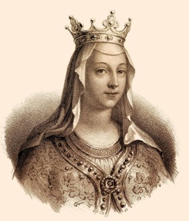 Clotilde or Chrodochild, wife to Dagobert III, 699-715, Merovingian king of the Franks