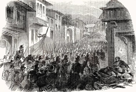 The National Guard at the June Days uprising, 23 June to 26 June 1848, Paris, France