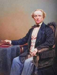 Charles John Kean, 1811-1868, English actor. Painted by DJ Pound after a photograph by Mayall. From