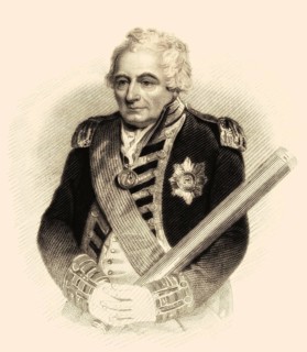 Admiral der Flotte John Jervis, 1. Graf von St. Vincent, 1735-1823, Admiral in der Königlichen