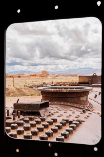 Uyuni Railway Cemetery, Uyuni, Bolivia