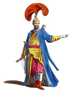 Historical clothing, fashion over the course of time, clothing of the bodyguard of the Grand