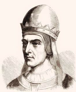 Gregory VII, c. 1015 – 1085, born Hildebrand of Sovana, was Pope from 22 April 1073 to his death in