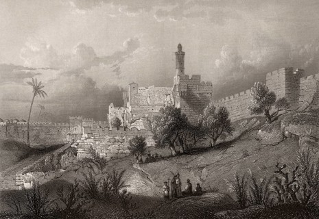 The Jebusite fortress Zion, Jerusalem