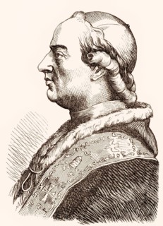 Pope Pius VI, 25 December 1717 – 29 August 1799, reigned as Pope from 15 February 1775 to his death