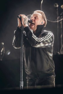 Singer Samuel David Carter from Architects live on European Tour 2026 in the Berlin Velodrome on 22