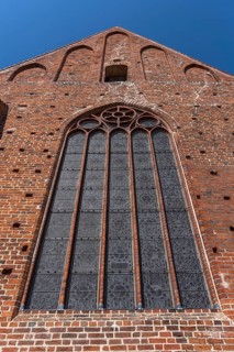 Church window of the former monastery church, 13th century, Rehna, Mecklneburg-Vorpommern, Germany