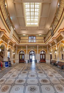 Bahnhof, Dunedin, Otago, Neuseeland