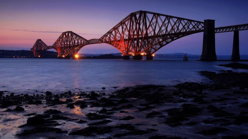 Scotland, Firth of Forth Bridge, Edinburgh