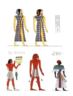 Various figures of foreign men depicted on Egyptian monuments, 1832-1844, The Monuments of Egypt