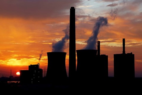 Power plant Duisburg-Huckingen, Federal Republic of Germany, Gaskraftwerk, Duisburg, North