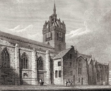 St Giles' Church, Edinburgh, Scotland, 19th century, Views in Edinburgh by J. & H. S. Storer