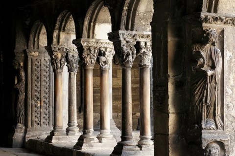 Cloister of St. Trophime Arles, Bouches-du-Rhone, Provence, France