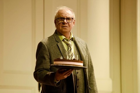 Joachim Krol (Wolfgang), Sophia oder das Emde der Humanisten, German premiere, photo rehearsal on