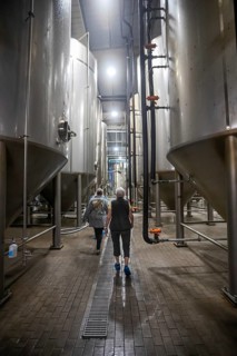 Covington, Louisiana - The Abita Brewing Company's craft beer brewery. Visitors get a tour of the