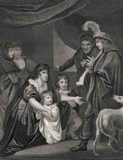 Elizabeth Woodville, 1437-1492, und ihre Kinder, mit Edward IV, 1464