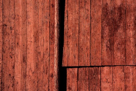 Detail of an old wheathered door