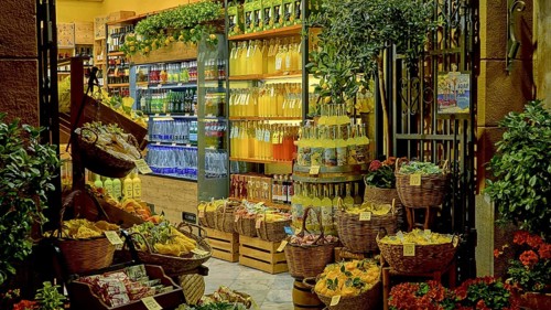 Italy - Sicily - Limoncello - gift shop