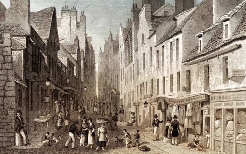 St Mary's Wynd, from the Pleasance, Edinburgh, Scotland, 19th century, from Modern Athens by Th. H.