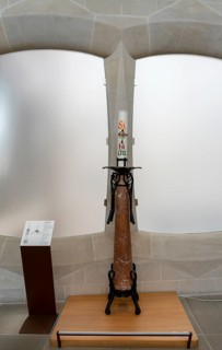 Candlestick in the interior of the Sagrada Family, Church of the Atonement of the Holy Family,
