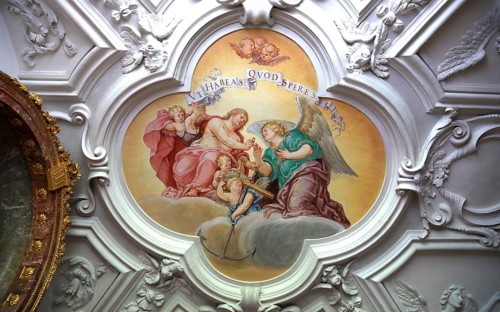 Benediktbeuern Abbey, former Benedictine Abbey, today a branch of the Salesians of Don Bosco, choir