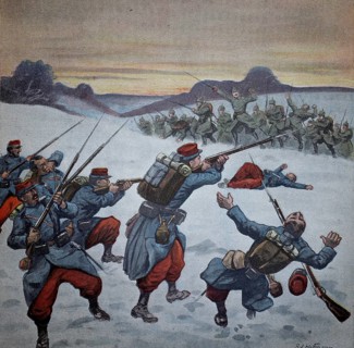 1st World War, In the battle for the Vosges, Storming a French position near Altkirch (original