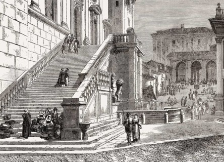 Palazzo Senatorio, Rome, Italy, 19th Century