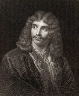 Moliere or Jean-Baptiste Poquelin, 1622-1673, a French actor, theater director and playwright,