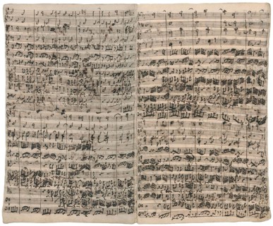 Johann Sebastian Bach's autograph of the Christmas Oratorio, Weihnachtsoratorium, BWV 248