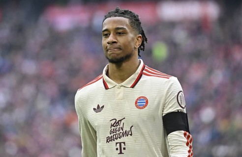 Michael Olise FC Bayern Munich FCB (17) portrait Allianz Arena, Munich, Bavaria, Germany