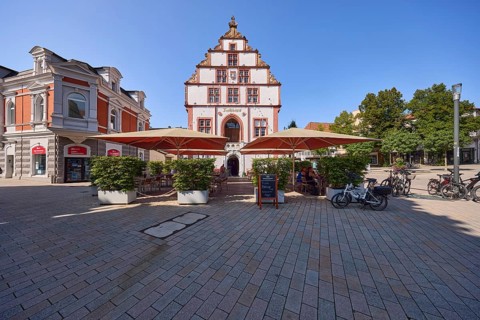 Historic town hall of Bad Salzuflen, Lippe district, North Rhine-Westphalia, Germany