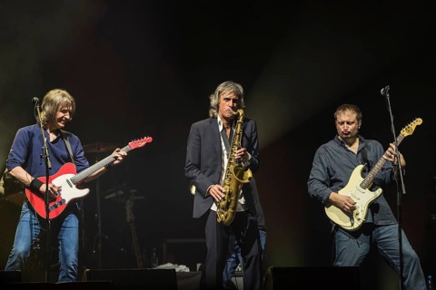 Wroclaw, Poland. 27th February, 2018. Concert of band Dire Straits Experience. Picture: Terence