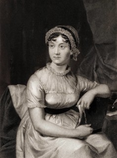 Jane Austen, 1775 – 1817, English novelist, digitally edited
