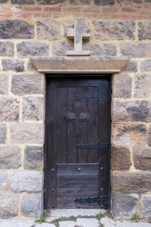 Side door at the Gracanica Monastery, Gracanica, Amselfeld, Kosovo