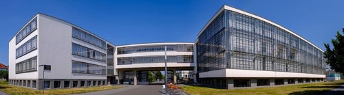 Bauhaus, Walter Gropius Bau, Bauhaus building, Dessau, Saxony-Anhalt, Germany