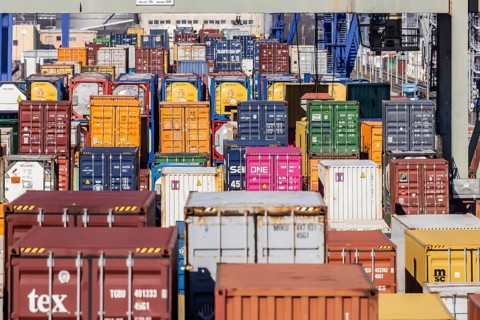 The port of Mannheim is one of Europe's most important inland ports and container terminals. Sea