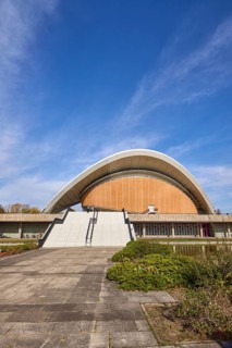 House of World Cultures with water basin, John-Foster-Dulles-Allee, Berlin, capital city,