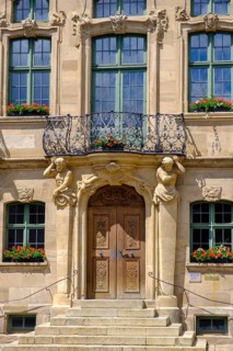 Town Hall, Ellingen, Franconian Lake District, Middle Franconia, Franconia, Bavaria, Germany