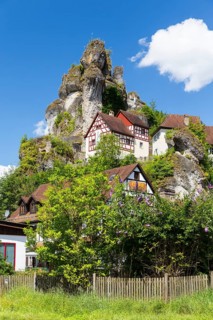 The rock village of Tüchersfeld in Franconian Switzerland, Bavaria, Germany