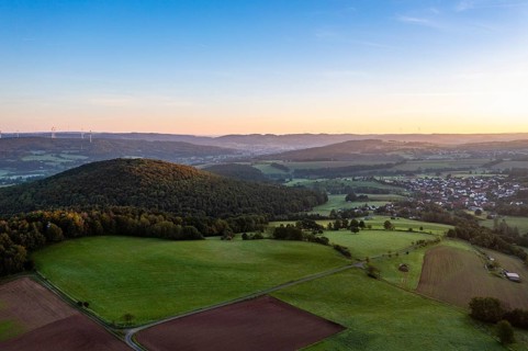 Sunrise, Bellinger Warte near Steinau an der Straße, Hesse, Germany