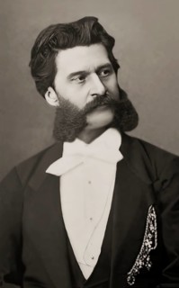 Johann Baptist Strauss II, 1825 – 1899, Austrian composer and violinist, Paris 1867, digitally