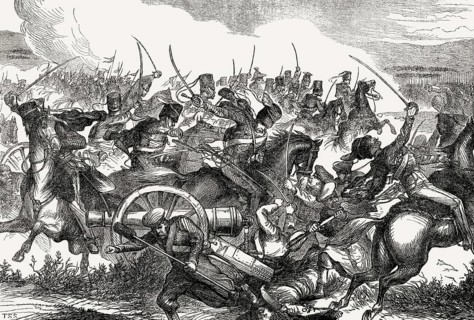 British Cavalry at the Battle of Balaclava, Crimean War