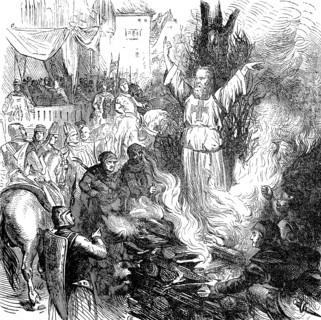 Burning at the stake, Jacques de Molay, c. 1243, 18 March 1314, was the 23rd and last Grand Master