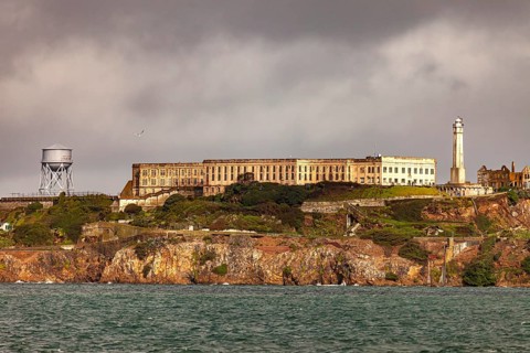 The former prison on Alcatraz Island, San Francisco, California, United States of America, USA
