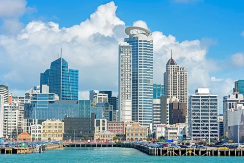 Auckland Skyline, Auckland, North Island, New Zealand