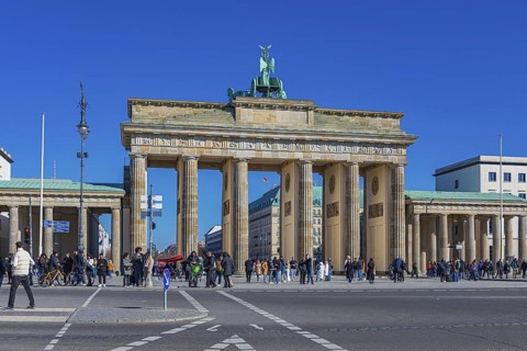 Brandenburg Gate in Berlin, Germany