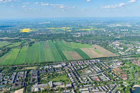 Oberbillwerder, aerial view, Bergedorf, Hamburg, new development area
