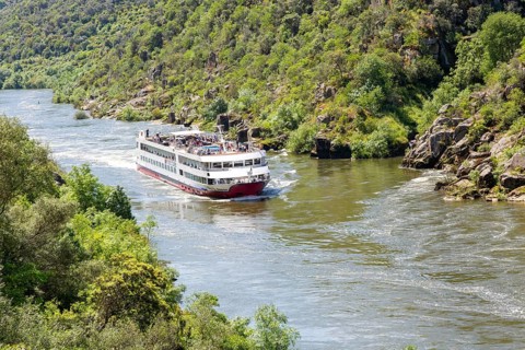 MS Douro Queen, Nicko Cruises river cruiser ship, River Douro, Douro valley cruise, Portugal