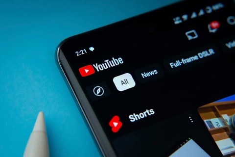 Dhaka, Bangladesh- 10 July 2025: Youtube app is displayed on a smartphone screen
