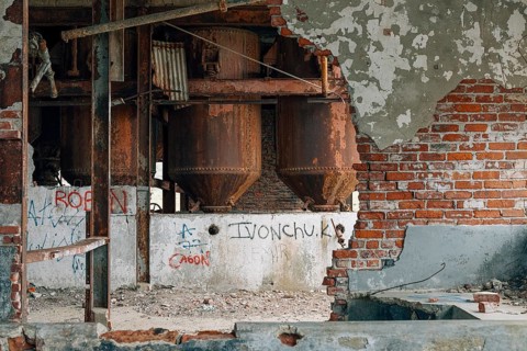 Abandoned Swift factory, The Swift refrigerator in Puerto San Julián, Puerto San Julián, Santa Cruz